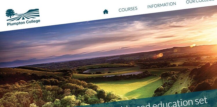 Screenshot of Plumpton College