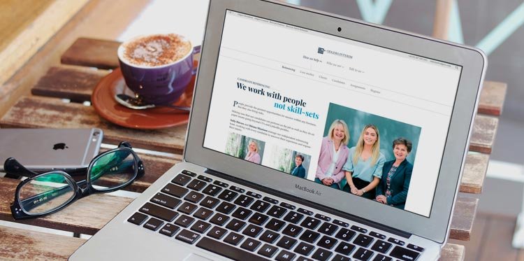 Screenshot of Odgers Interim