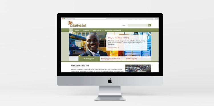 Screenshot of Africa Trade Fund